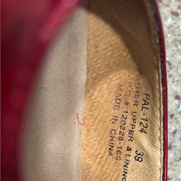 Alegria Womens Red Patent Mary Jane Shoes - Picture 6 of 8